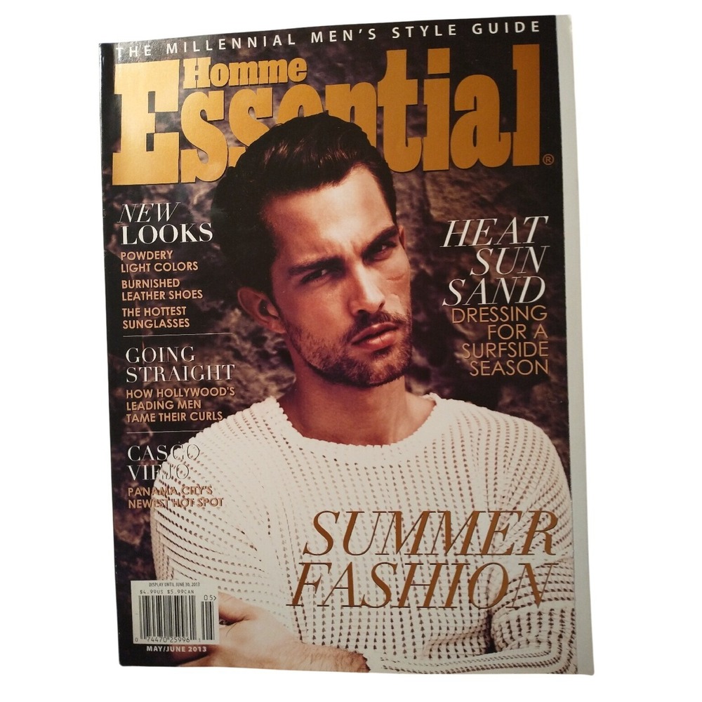 Homme Essential Magazine May/June '13 Millennial Mens Style Guide Summer Fashion
